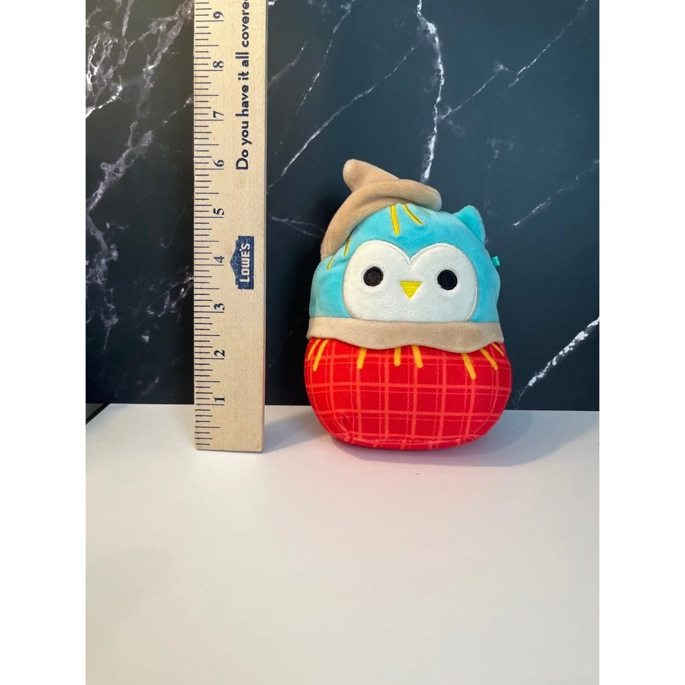 Squishmallows Winston‎ the Owl 5 Inch Holiday Winter Plush Toy 2022